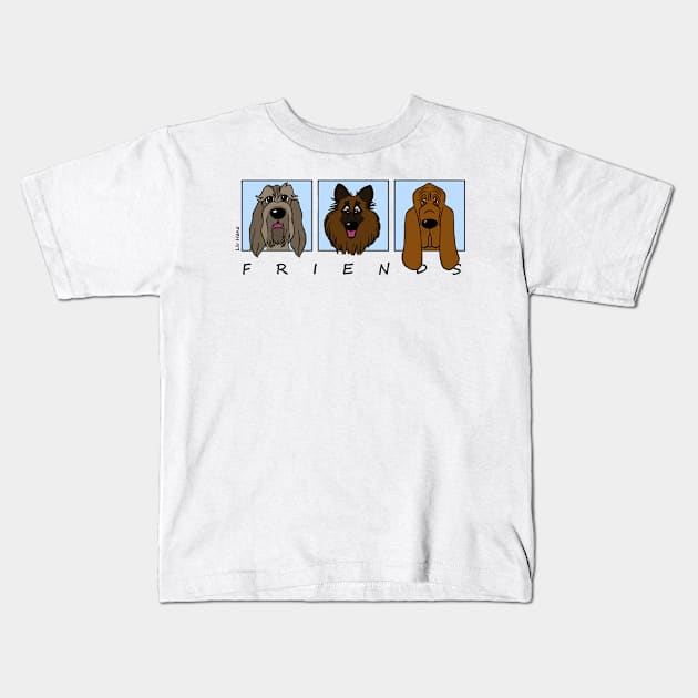 Friends 2 Kids T-Shirt by LivHana